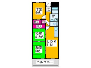 ブランミュ－ル陶器の物件間取画像